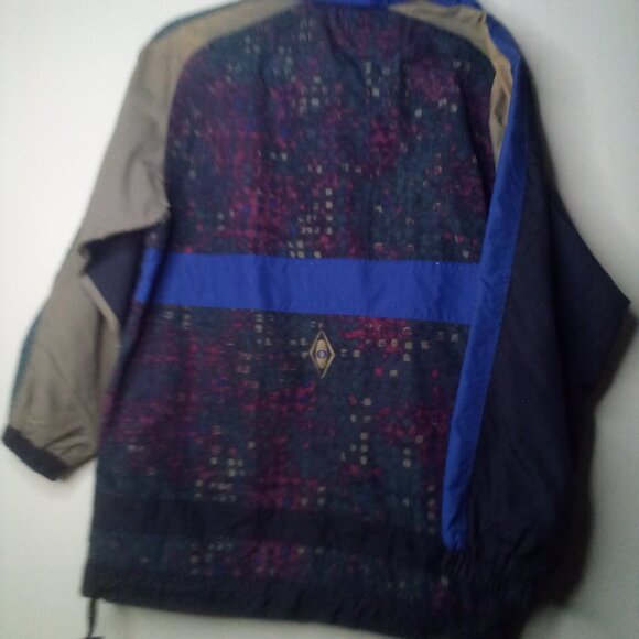 Obermeyer Jacket Windbreaker M Juniors Half Pipe Pullover Hood Pocket Green - Picture 3 of 16